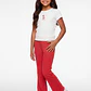 Calza Rib Flare Niña Rojo - Miniatura 3