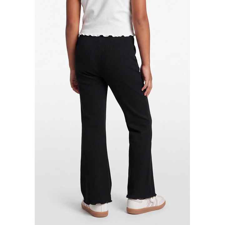 Calza Rib Flare Niña Negro 2
