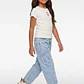 Jeans Coquette Ballon Niña Azul - Miniatura 3