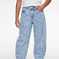 Jeans Coquette Ballon Niña Azul - Miniatura 1