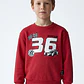 Polerón Racing Niño Rojo - Miniatura 4