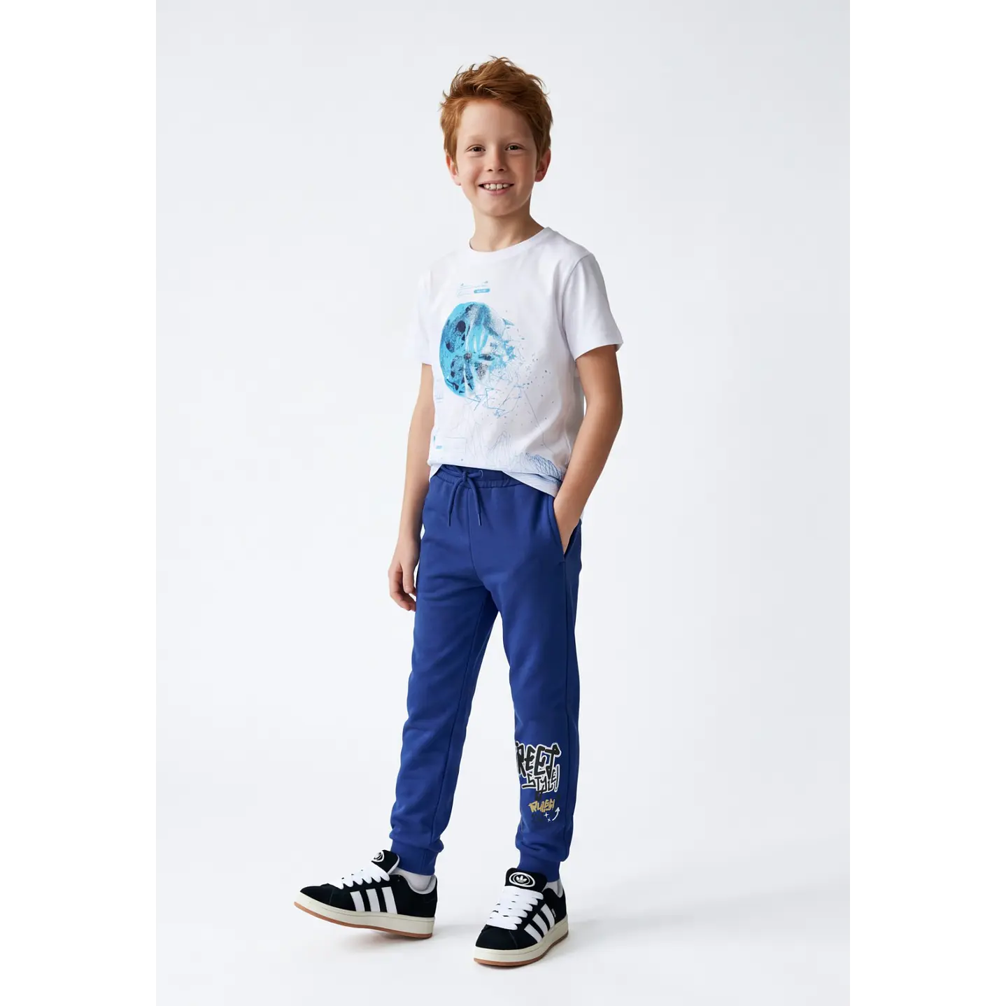 Buzo Street Niño Azul  3