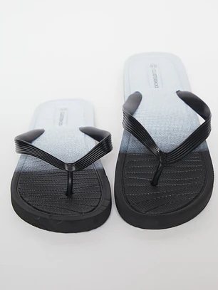 Hawaiana Linea Bicolor Hombre Negro
