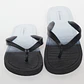 Hawaiana Linea Bicolor Hombre Negro - Miniatura 2