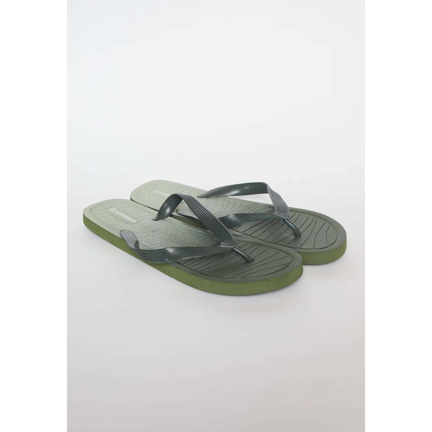 Hawaiana Linea Bicolor Hombre Verde 1