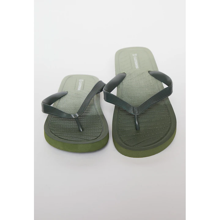 Hawaiana Linea Bicolor Hombre Verde 2