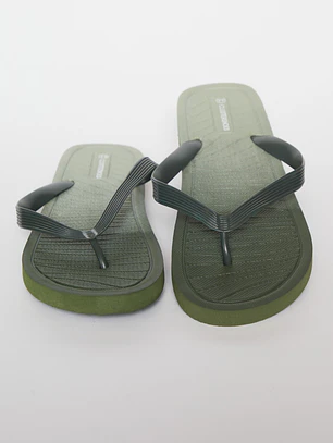 Hawaiana Linea Bicolor Hombre Verde