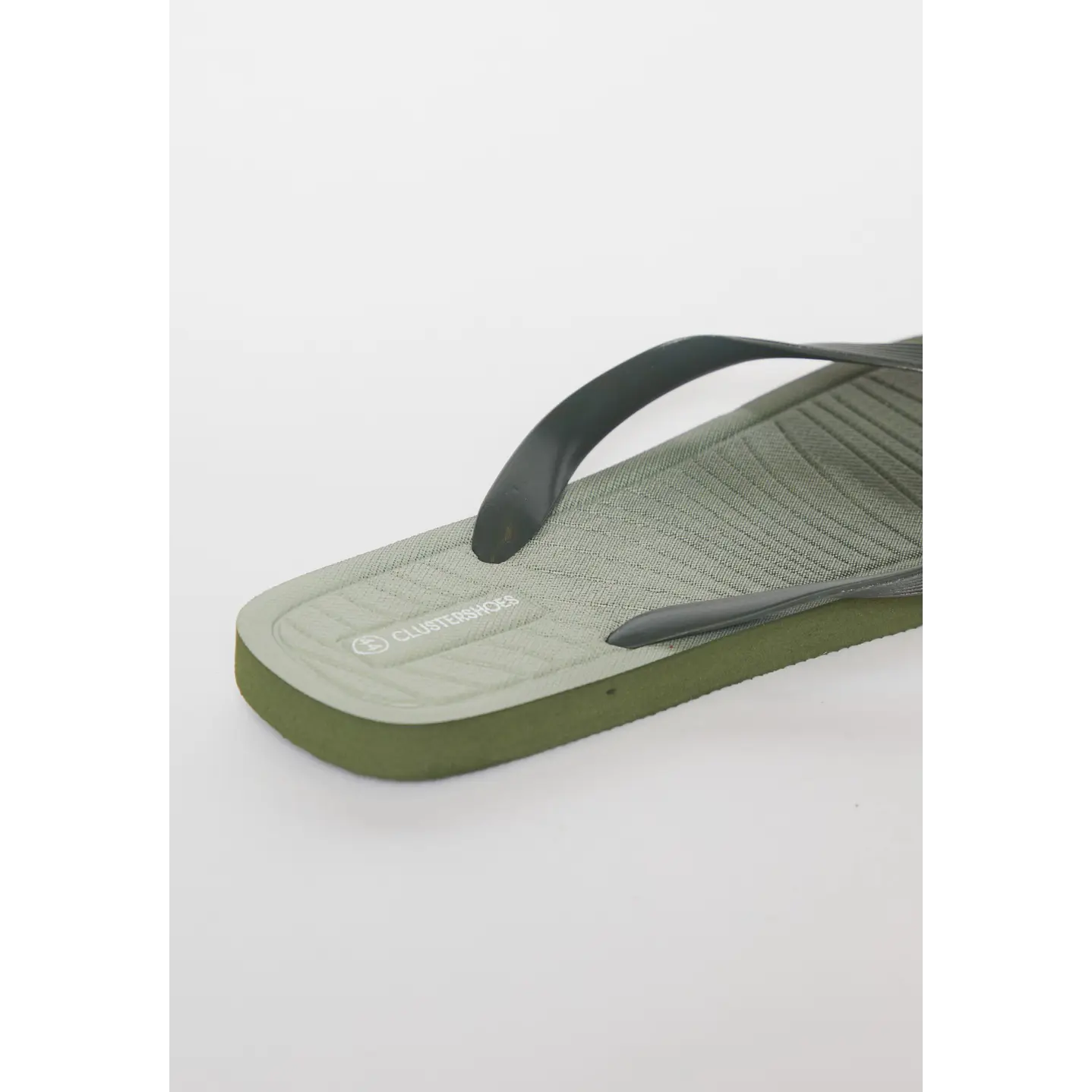 Hawaiana Linea Bicolor Hombre Verde 3