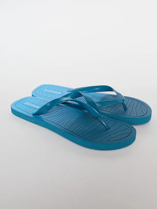 Hawaiana Linea Bicolor Hombre Azul