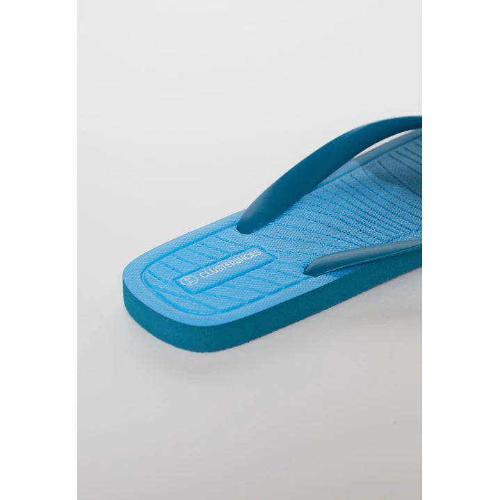 Hawaiana Linea Bicolor Hombre Azul 3