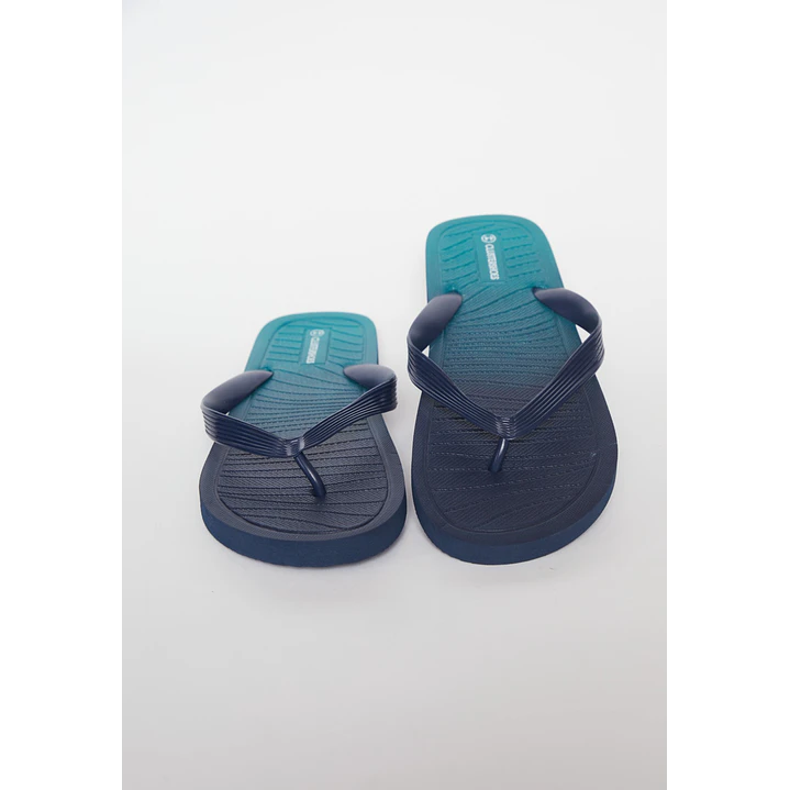 Hawaiana Linea Bicolor Hombre Azul 2