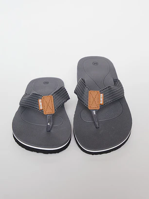 Hawaiana Huicha Tela Hombre Gris