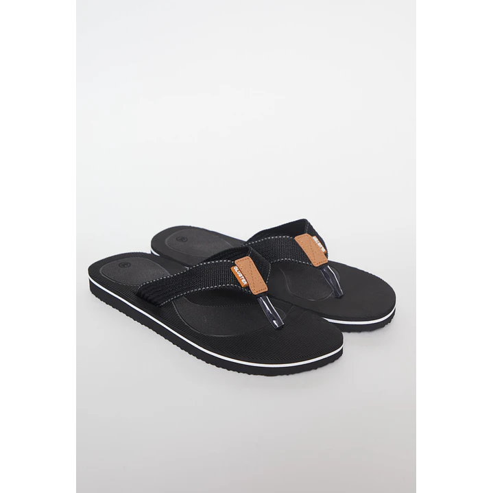 Hawaiana Huicha Tela Hombre Negro 1