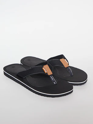 Hawaiana Huicha Tela Hombre Negro