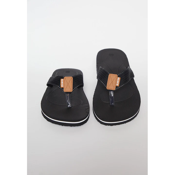 Hawaiana Huicha Tela Hombre Negro 2