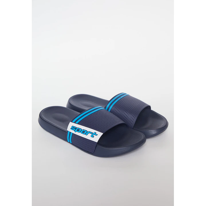 Zueco Banda Ancha Hombre Azul 1