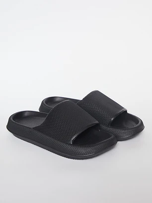 Zueco Slippers Soft Hombre Negro
