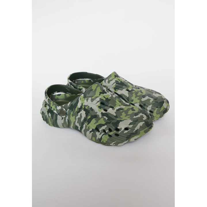 Zueco Camuflado Hombre Verde 1