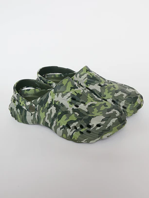 Zueco Camuflado Hombre Verde