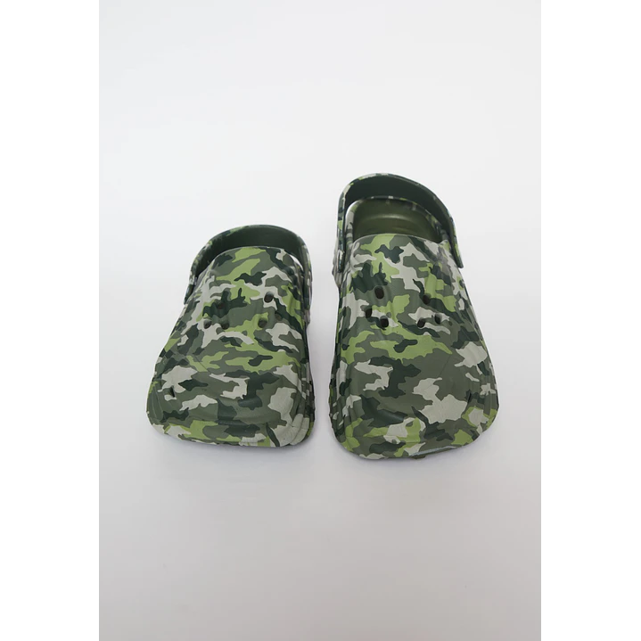 Zueco Camuflado Hombre Verde 2