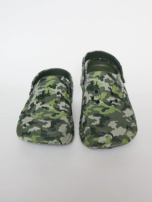 Zueco Camuflado Hombre Verde