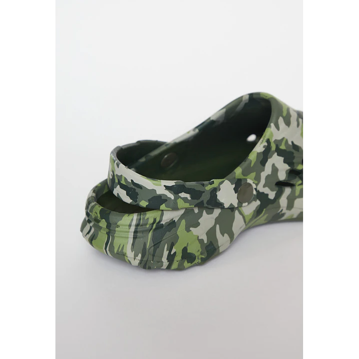 Zueco Camuflado Hombre Verde 3