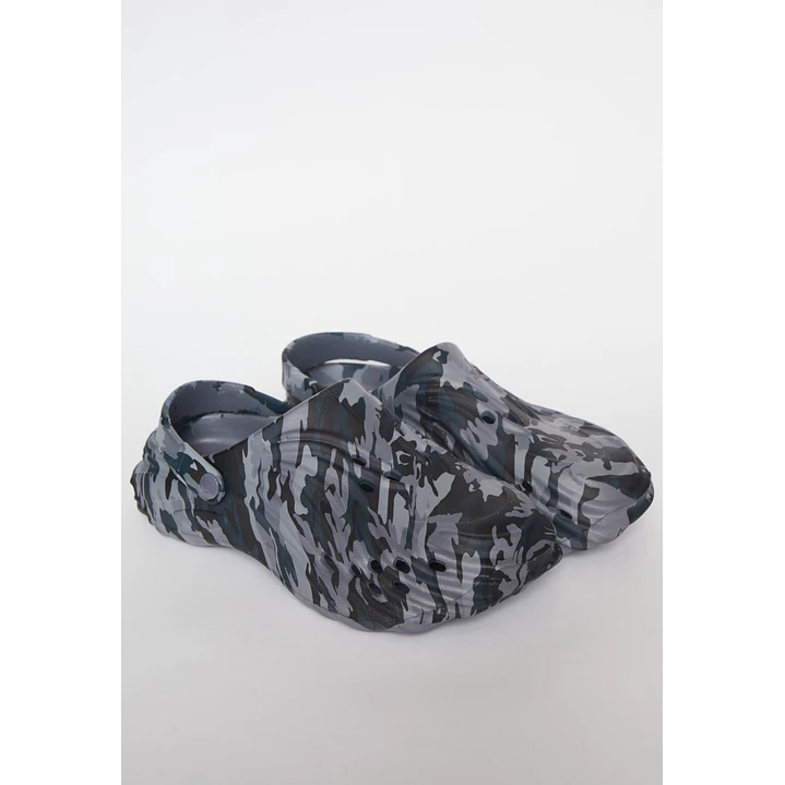 Zueco Camuflado Hombre Gris 1
