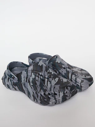 Zueco Camuflado Hombre Gris