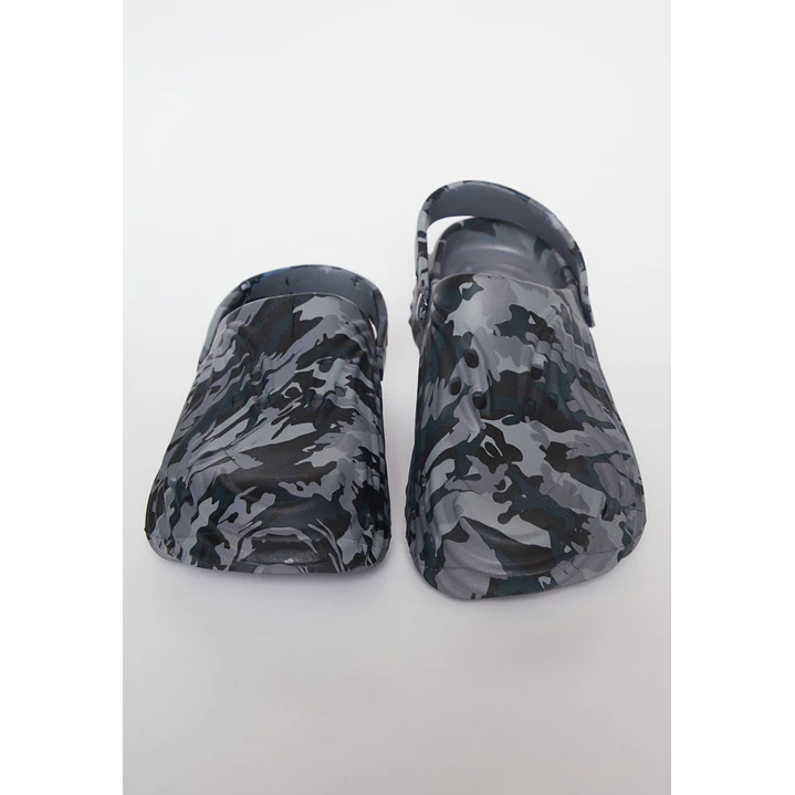 Zueco Camuflado Hombre Gris 2