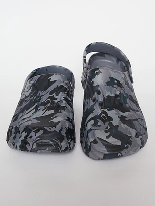 Zueco Camuflado Hombre Gris