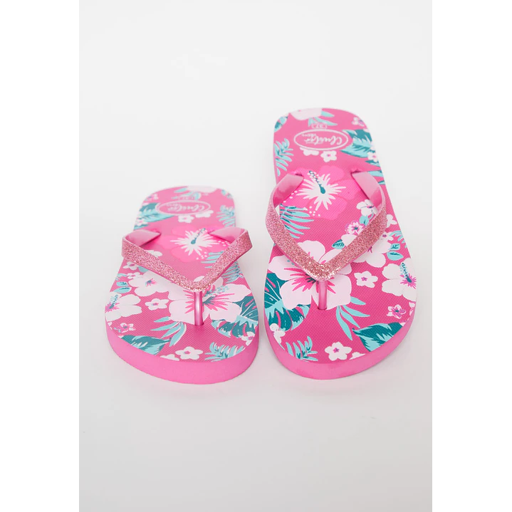 Hawaiana Glitter Mujer Rosado 2