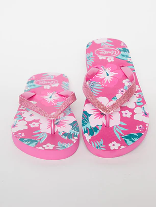 Hawaiana Glitter Mujer Rosado
