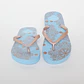 Hawaiana Glitter Mujer Turquesa - Miniatura 2