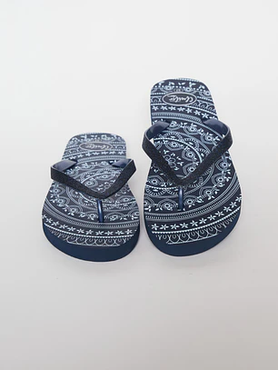Hawaiana Glitter Mujer Negro