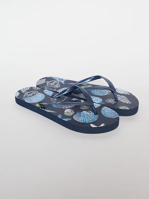 Hawaiana Básica Mujer Azul