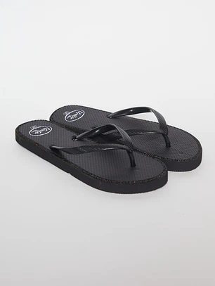 Hawaiana Brillos Mujer Negro