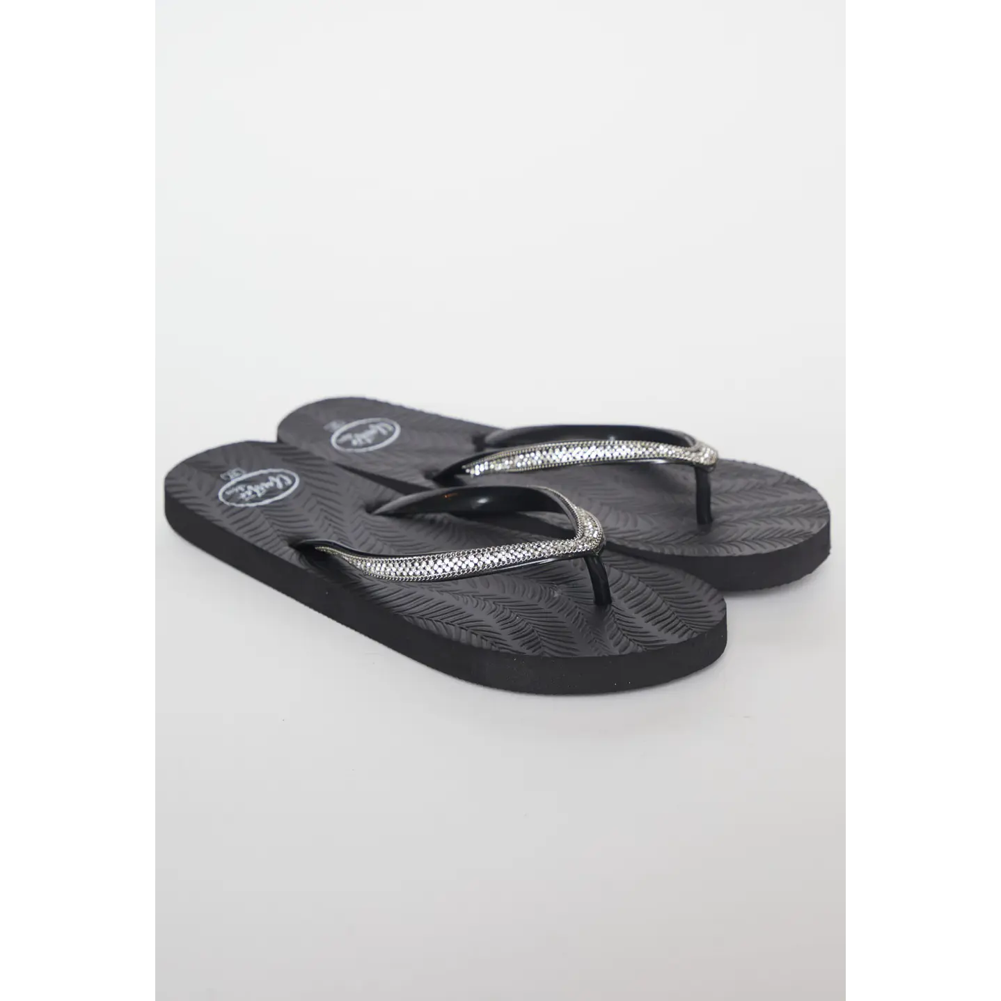 Hawaiana Brillos Mujer Negro 1