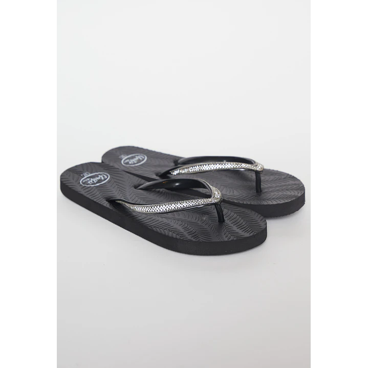 Hawaiana Brillos Mujer Negro 1