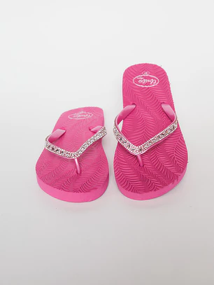Hawaiana Brillos Mujer Fucsia