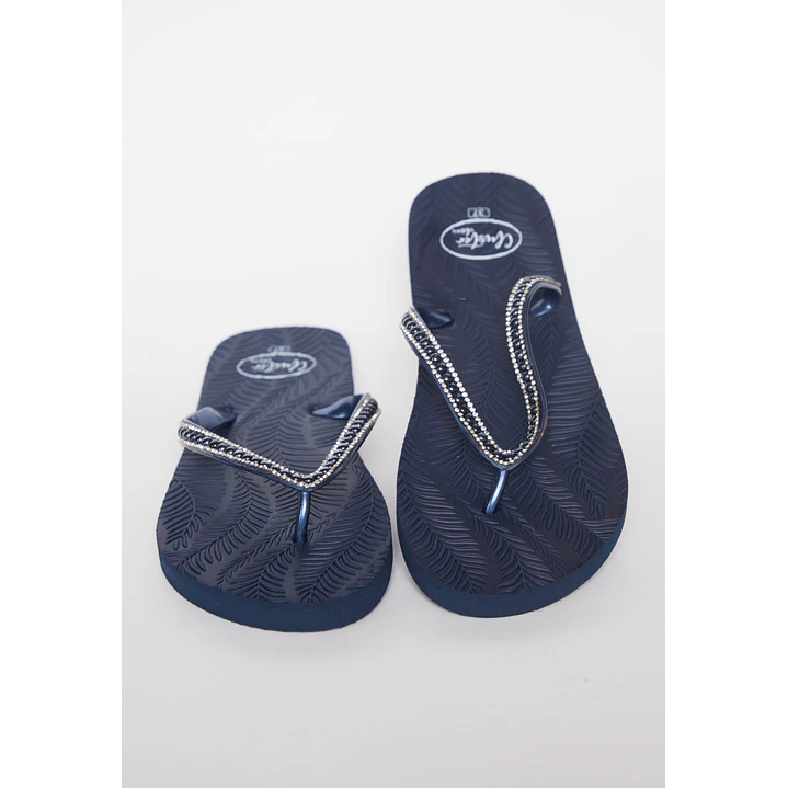 Hawaiana Brillos Mujer Azul 2