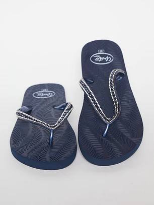 Hawaiana Brillos Mujer Azul