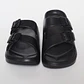 Zueco Slippers Doble Mujer Negro - Miniatura 2