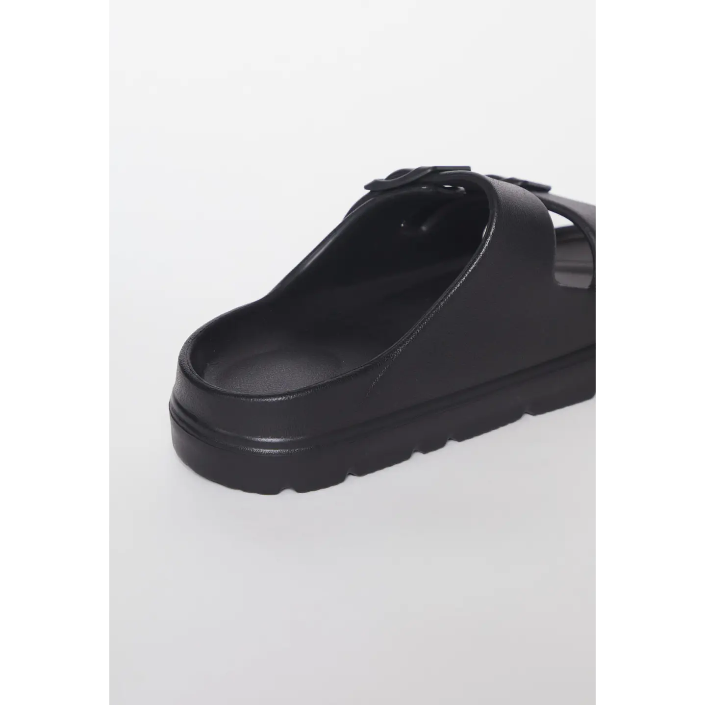 Zueco Slippers Doble Mujer Negro 3