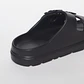 Zueco Slippers Doble Mujer Negro - Miniatura 3