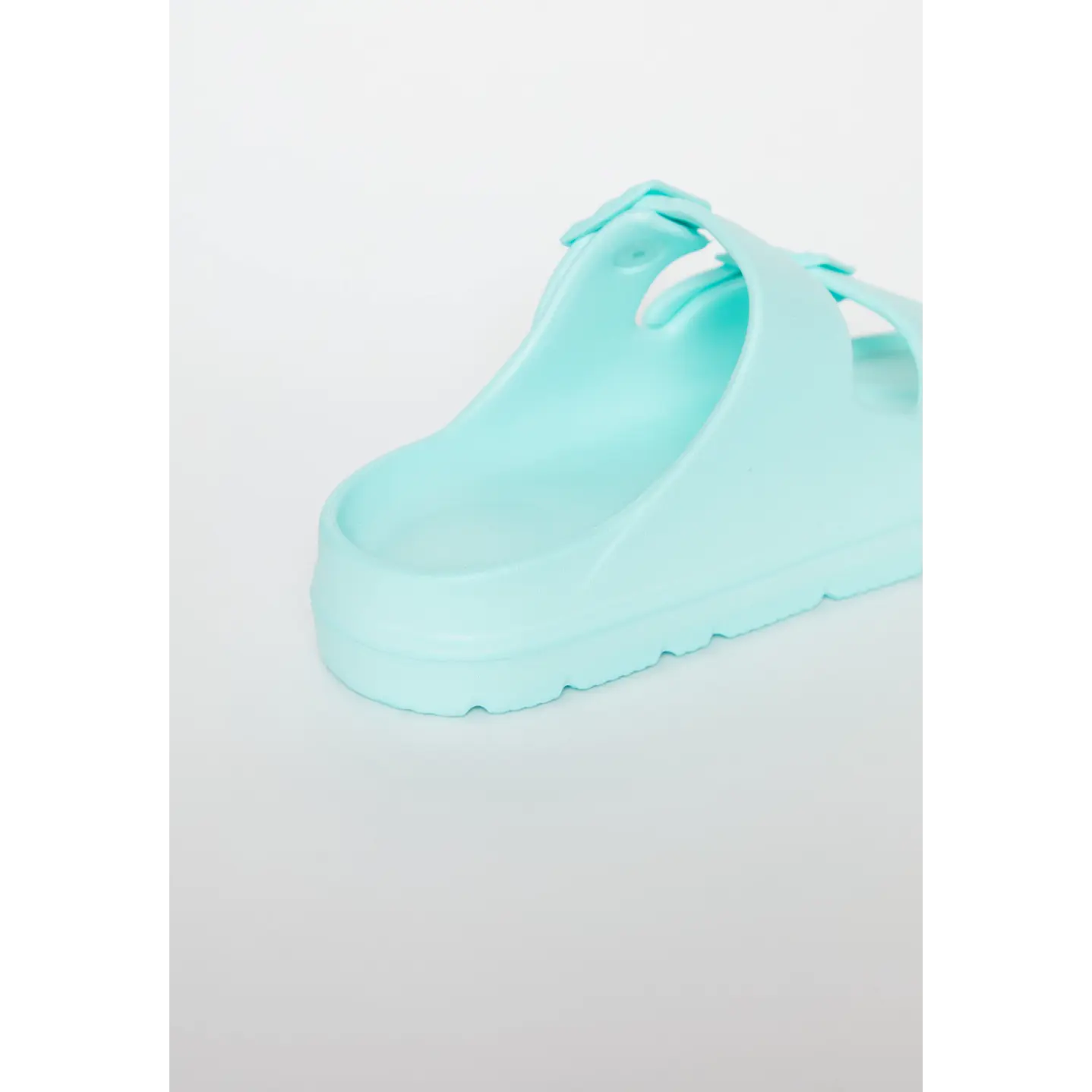 Zueco Slippers Doble Mujer Celeste 3