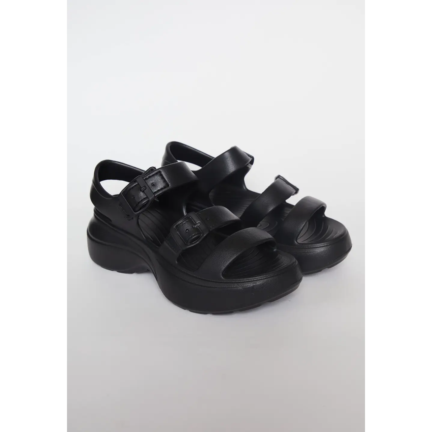 Zueco Banda Tobillera Mujer Negro 1