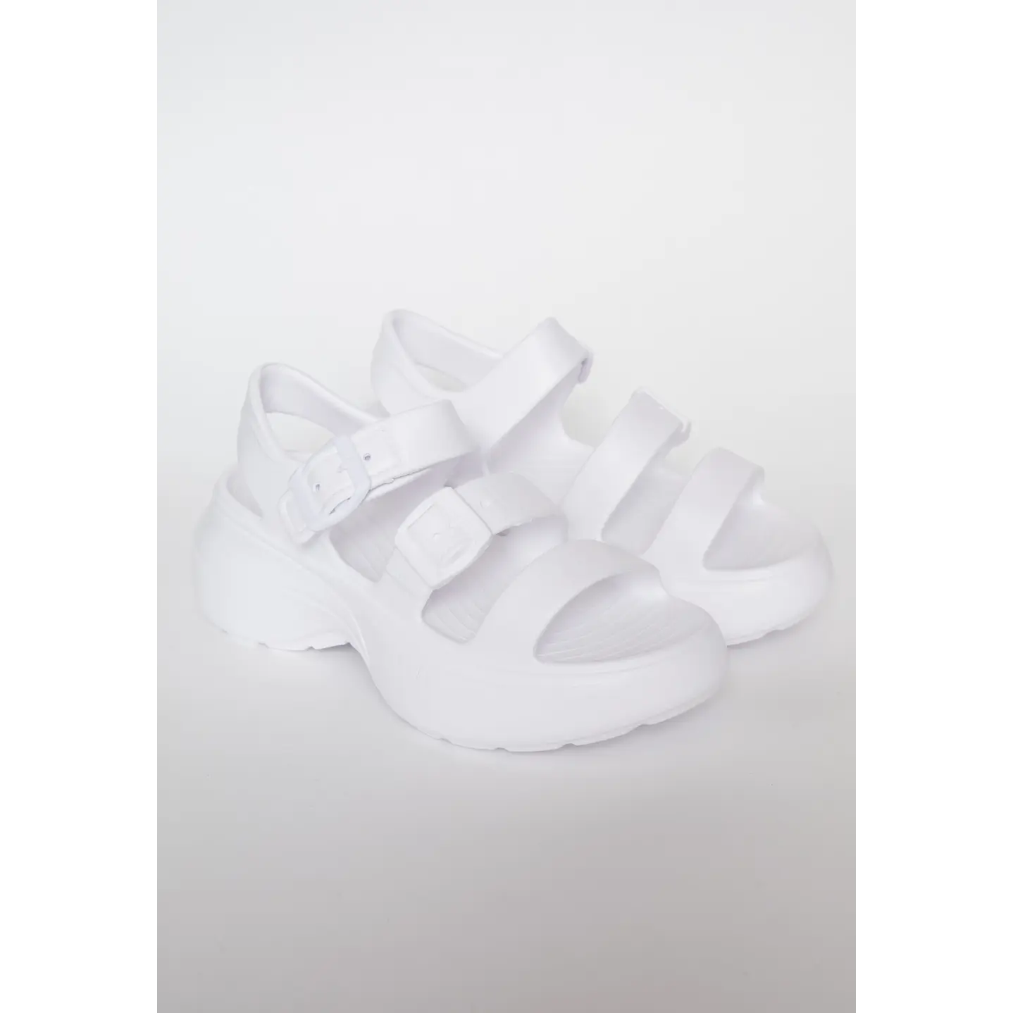 Zueco Banda Tobillera Mujer Blanco 1