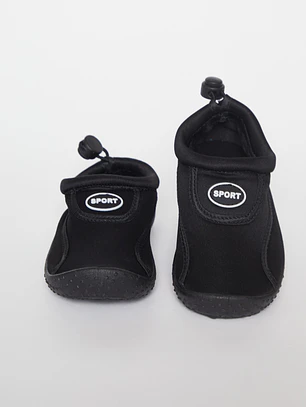 Zapato De Agua Unisex Negro (24-29)