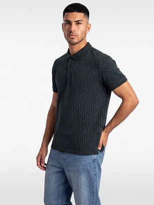 Polera Pique Hombre Gris