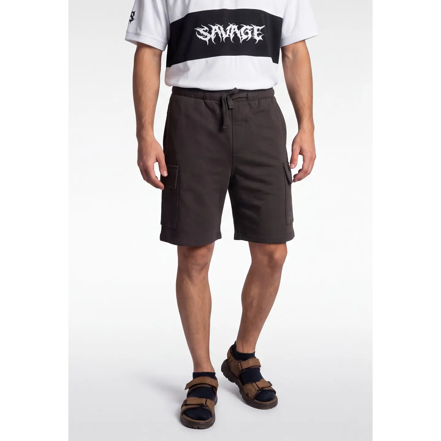 Bermuda Básico Cargo Hombre Café 1